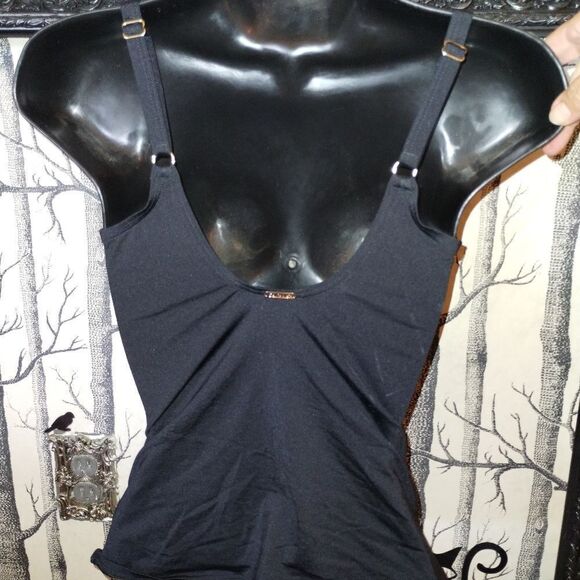 Calvin Klein Faux Wrap Tankini Top - Picture 6 of 9